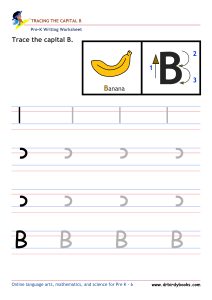 Pre K Writing ABCs Worksheet showing letter strokes and complete letters.