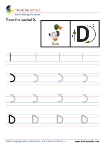 Pre K Writing ABCs Worksheet showing letter strokes and complete letters.