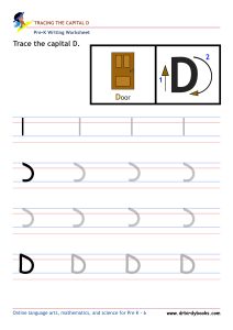 Pre K Writing ABCs Worksheet showing letter strokes and complete letters.