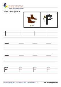 Pre K Writing ABCs Worksheet showing letter strokes and complete letters.