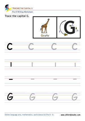 Pre K Writing ABCs Worksheet showing letter strokes and complete letters.
