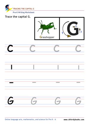 Pre K Writing ABCs Worksheet showing letter strokes and complete letters.