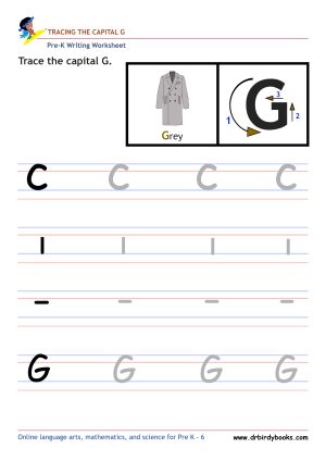 Pre K Writing ABCs Worksheet showing letter strokes and complete letters.
