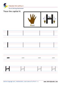 Pre K Writing ABCs Worksheet showing letter strokes and complete letters.