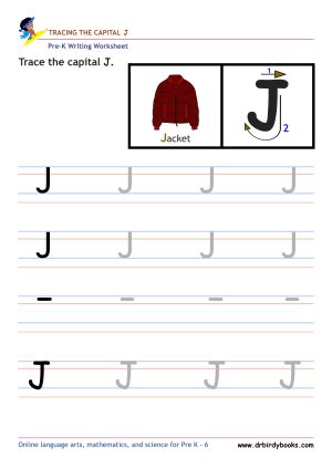 Pre K Writing ABCs Worksheet showing letter strokes and complete letters.