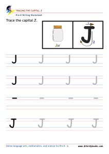 Pre K Writing ABCs Worksheet showing letter strokes and complete letters.
