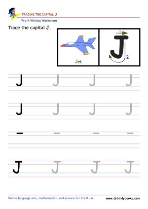 Pre K Writing ABCs Worksheet showing letter strokes and complete letters.