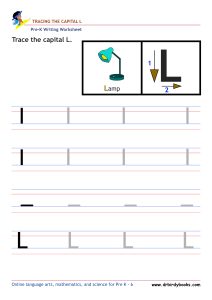 Pre K Writing ABCs Worksheet showing letter strokes and complete letters.
