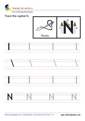 Pre K Writing ABCs Worksheet showing letter strokes and complete letters.
