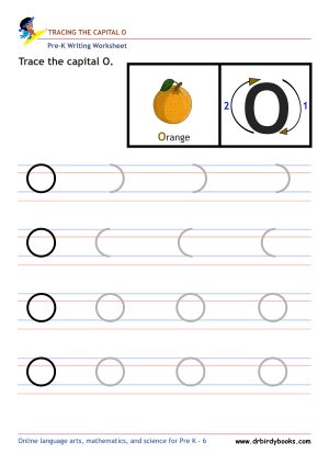 Pre K Writing ABCs Worksheet showing letter strokes and complete letters.