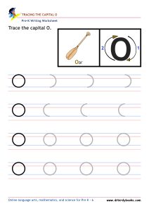 Pre K Writing ABCs Worksheet showing letter strokes and complete letters.