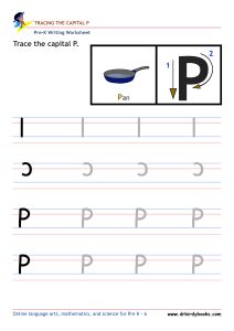 Pre K Writing ABCs Worksheet showing letter strokes and complete letters.