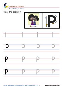 Pre K Writing ABCs Worksheet showing letter strokes and complete letters.
