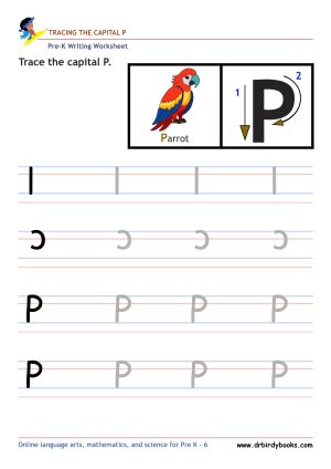 Pre K Writing ABCs Worksheet showing letter strokes and complete letters.