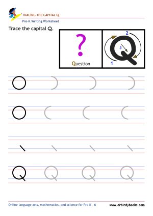 Pre K Writing ABCs Worksheet showing letter strokes and complete letters.