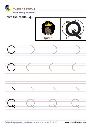 Pre K Writing ABCs Worksheet showing letter strokes and complete letters.