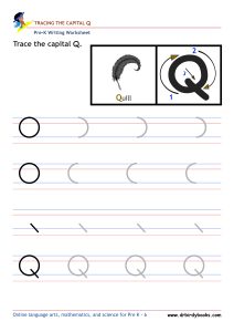 Pre K Writing ABCs Worksheet showing letter strokes and complete letters.