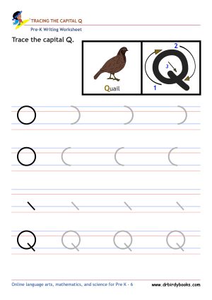 Pre K Writing ABCs Worksheet showing letter strokes and complete letters.