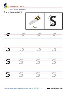 Pre K Writing ABCs Worksheet showing letter strokes and complete letters.