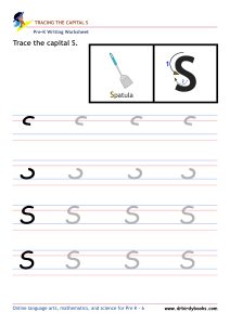 Pre K Writing ABCs Worksheet showing letter strokes and complete letters.