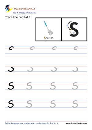 Pre K Writing ABCs Worksheet showing letter strokes and complete letters.