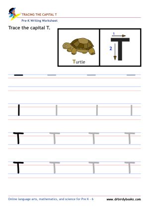 Pre K Writing ABCs Worksheet showing letter strokes and complete letters.