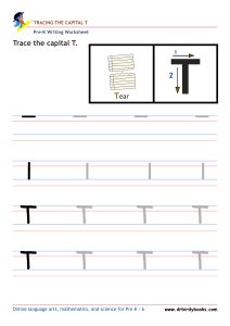 Pre K Writing ABCs Worksheet showing letter strokes and complete letters.