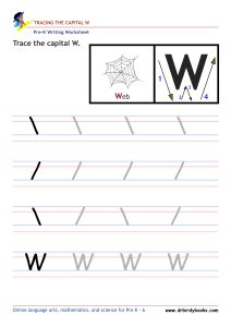 Pre K Writing ABCs Worksheet showing letter strokes and complete letters.