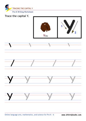 Pre K Writing ABCs Worksheet showing letter strokes and complete letters.
