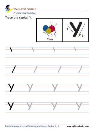 Pre K Writing ABCs Worksheet showing letter strokes and complete letters.