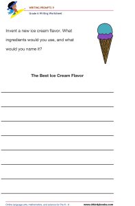 Grade 6 Writing Prompts Worksheet featuring unique scenarios for students to write about creatively.